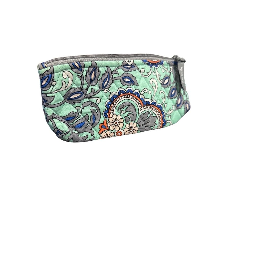 Vera Bradley Quilted Floral Zip Pouch Cosmetic Bag